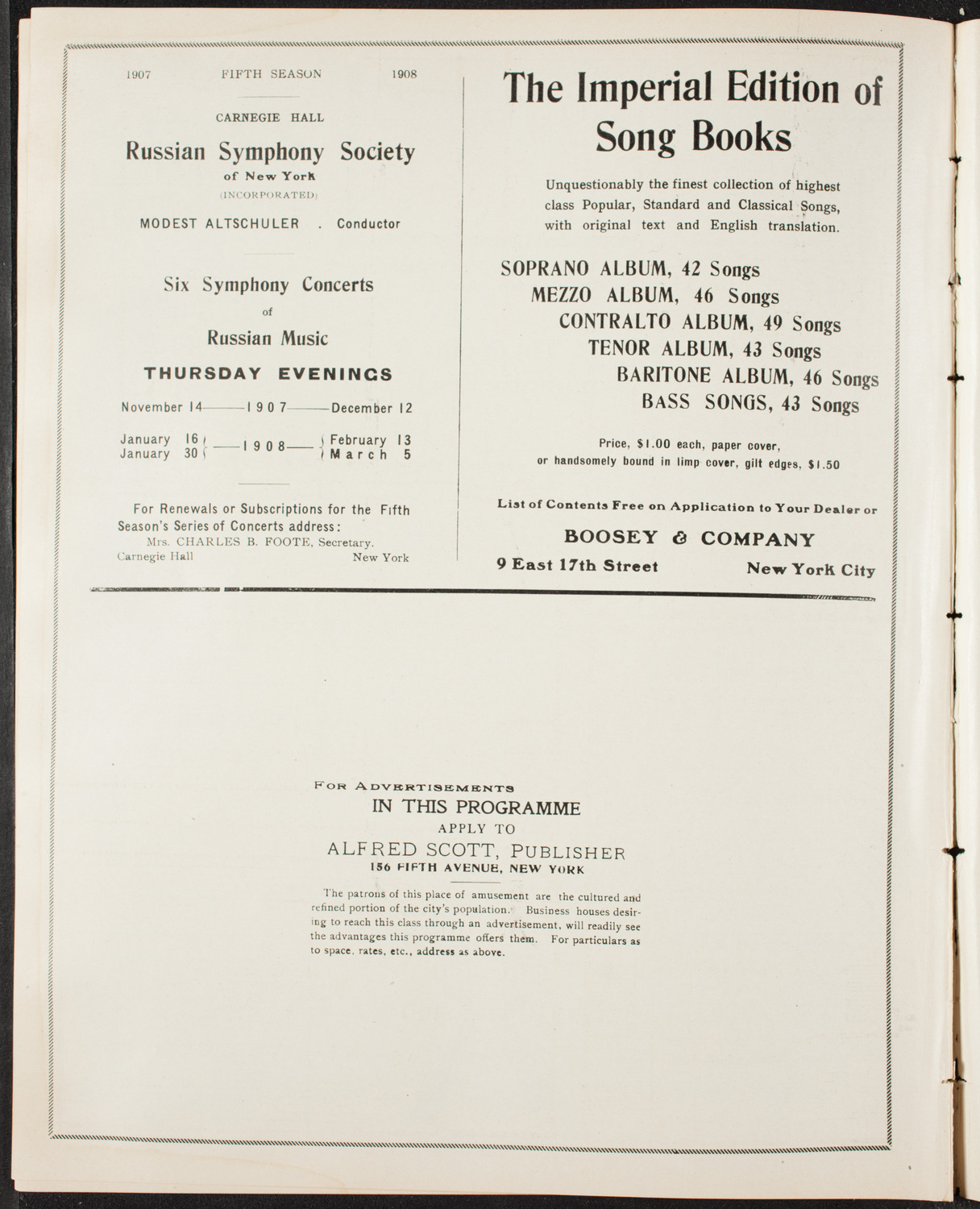 National Arbitration and Peace Congress, April 17, 1907, program page 10