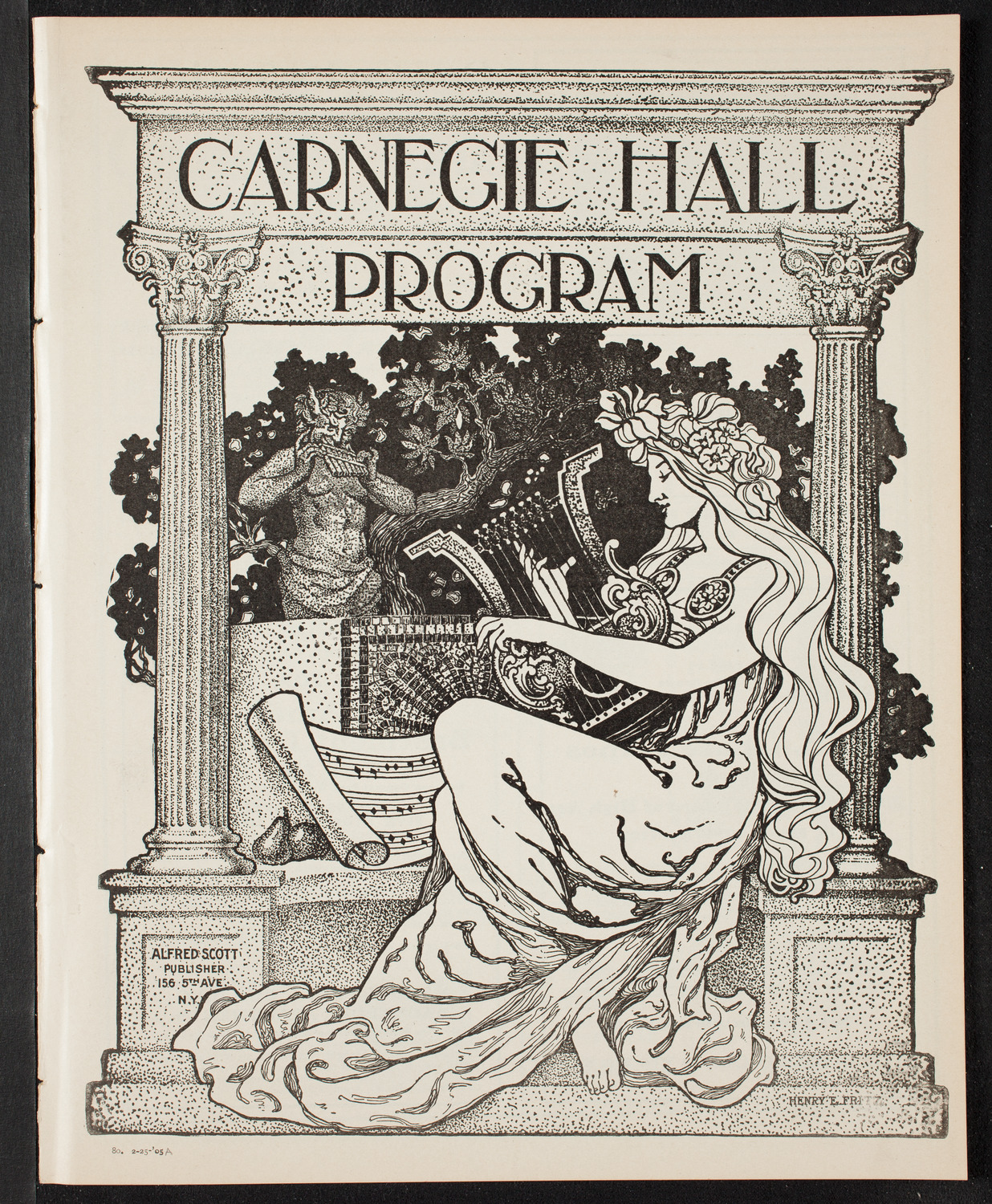 Symphony Concert for Young People, February 25, 1905, program page 1