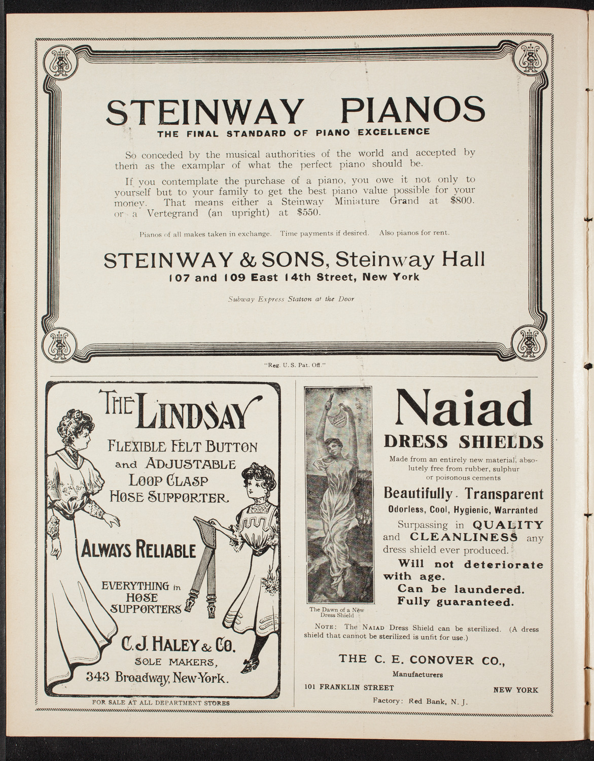 Russian Symphony Society of New York, December 12, 1907, program page 4