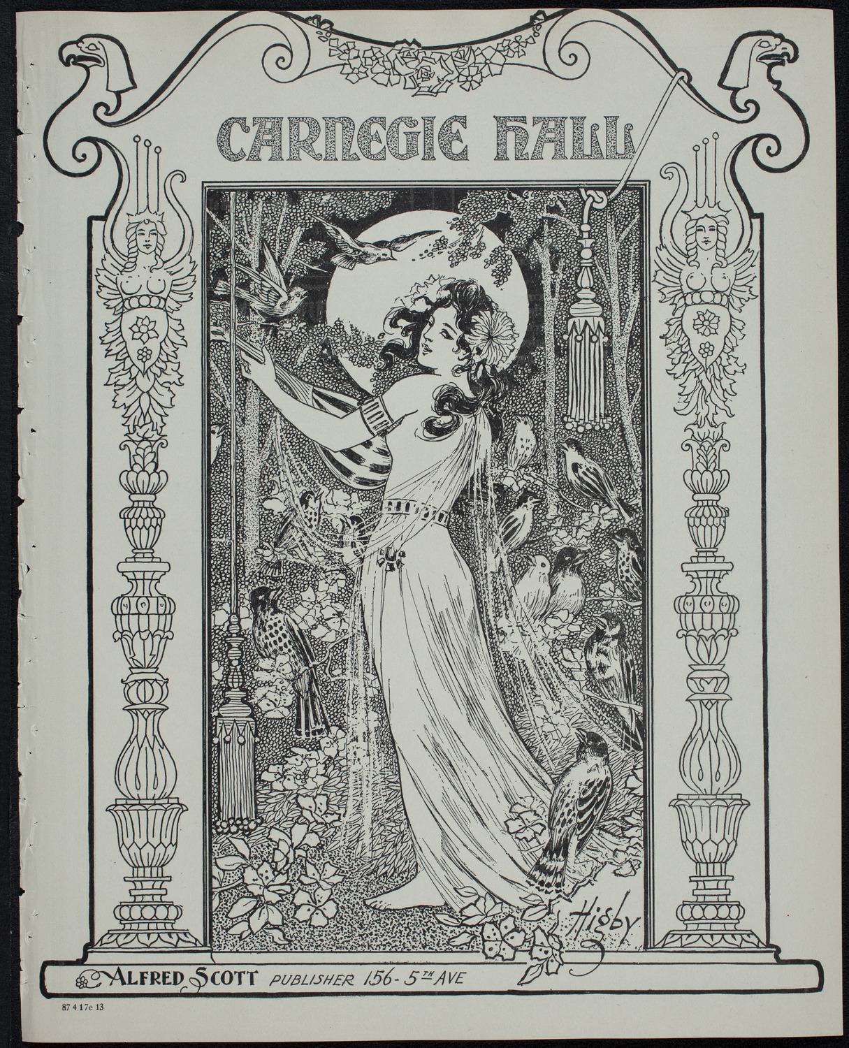 MacDowell Chorus of the Schola Cantorum of New York, April 17, 1913, program page 1