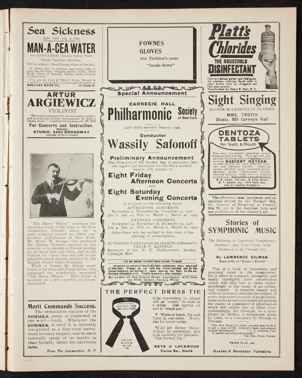 Christian Socialist Fellowship Conference, May 31, 1908, program page 9