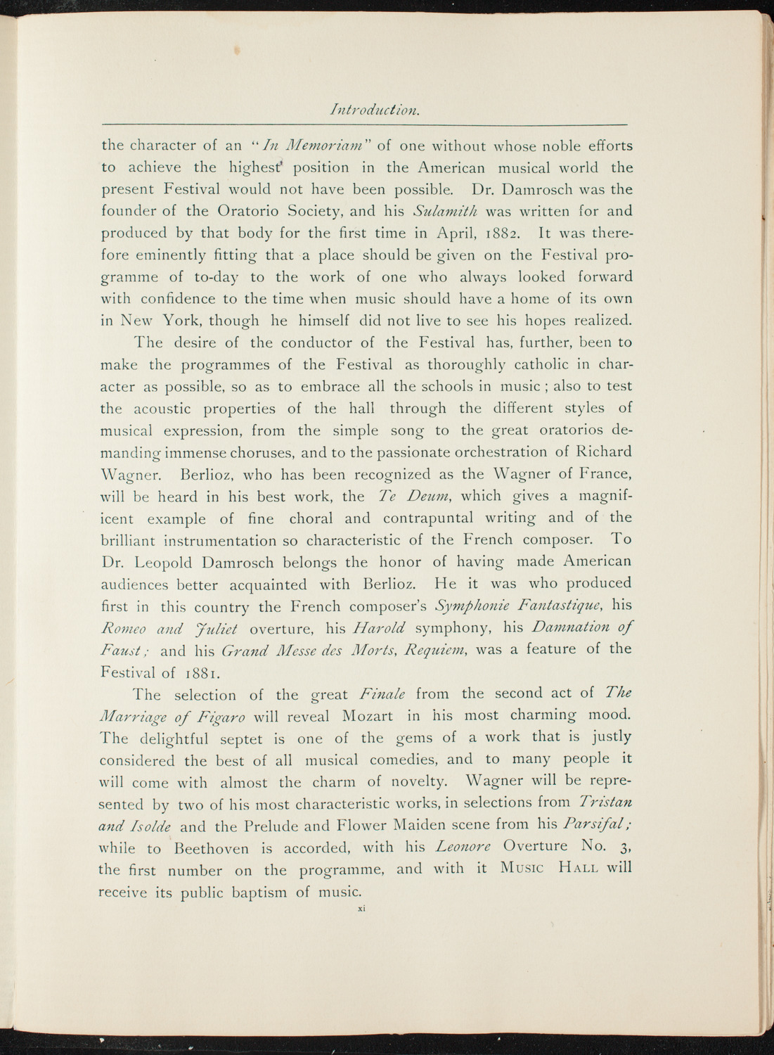 Opening Week Music Festival: Opening Night of Carnegie Hall, May 5, 1891, program notes page 15