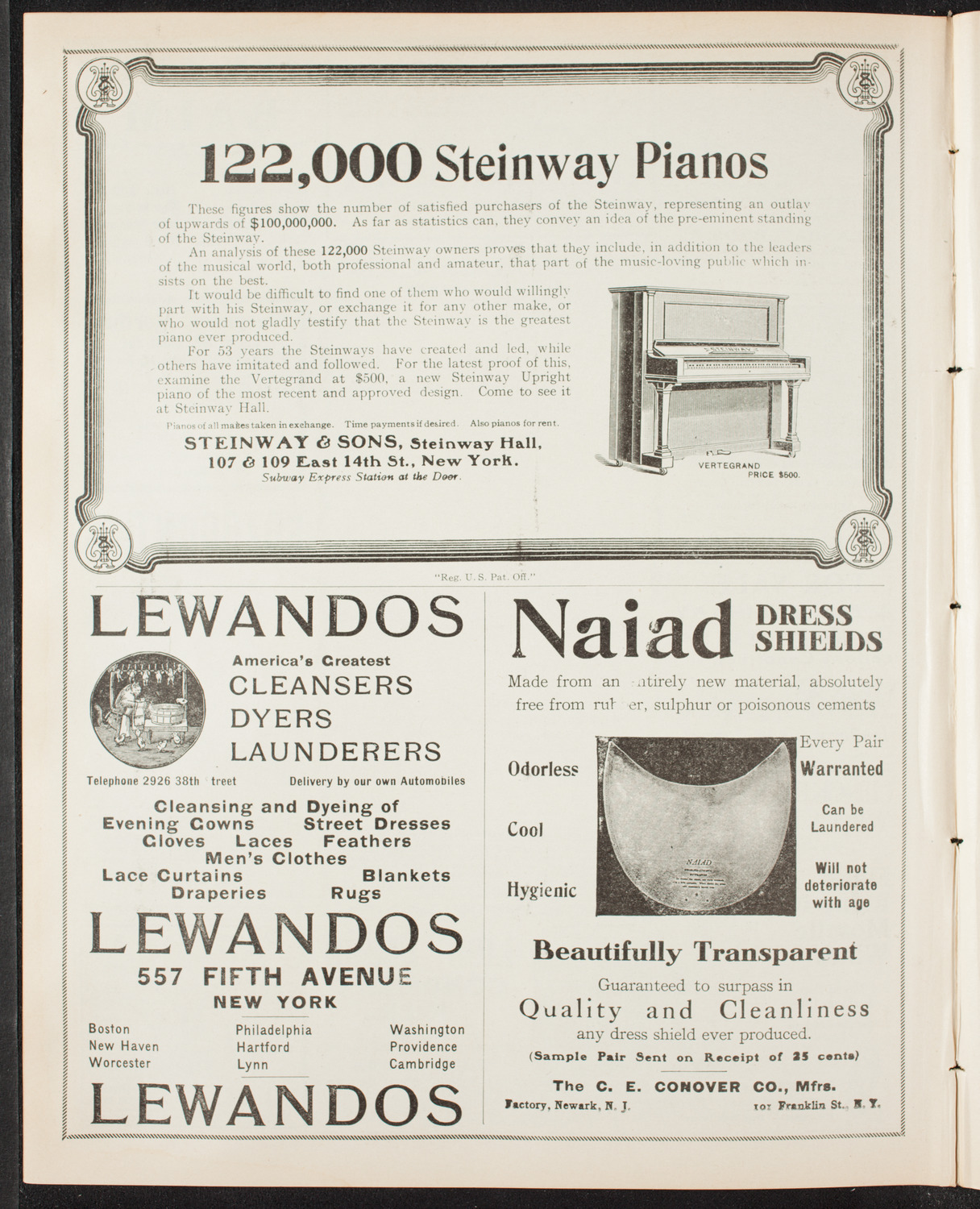 National Arbitration and Peace Congress, April 16, 1907, program page 4