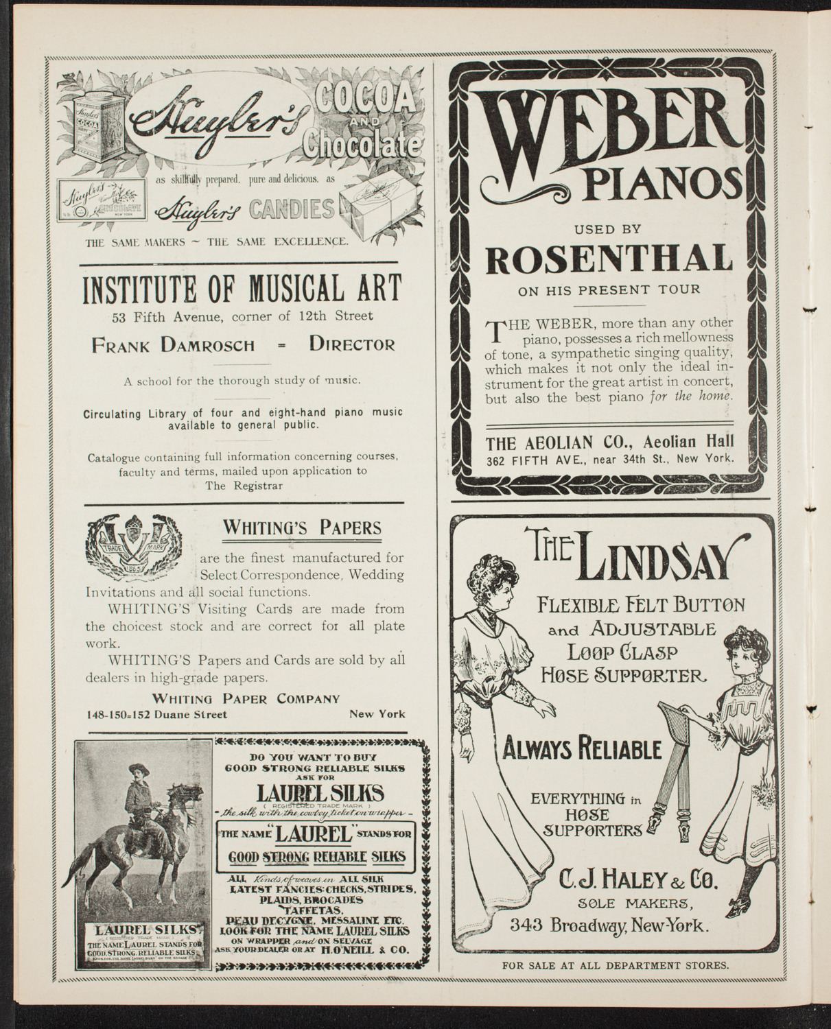 Elmendorf Lecture: Ireland, February 10, 1907, program page 6