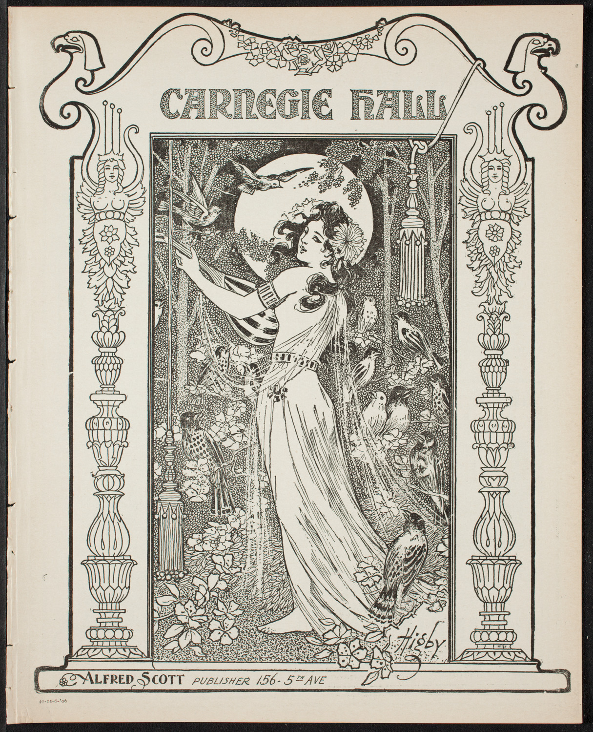 Boston Symphony Orchestra, December 6, 1906, program page 1