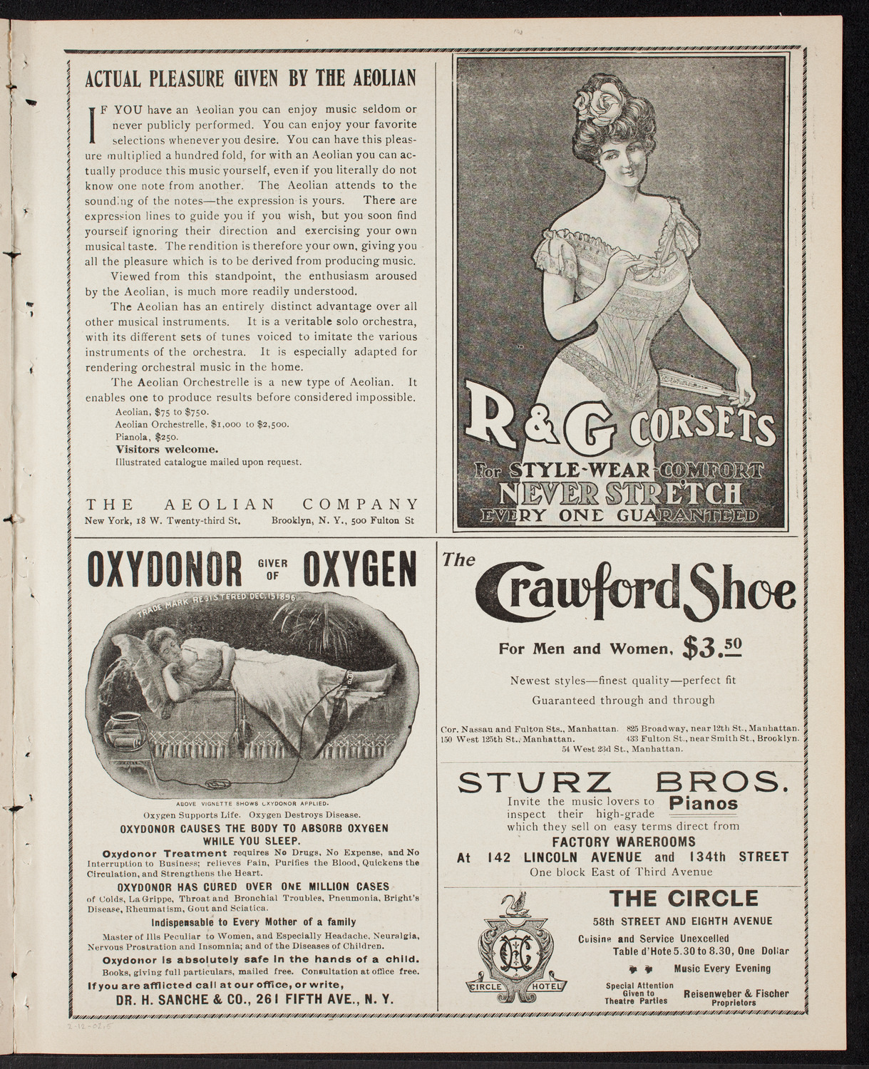 Fritz Kreisler, Violin, and Jean Gerardy, Cello, February 12, 1902, program page 9