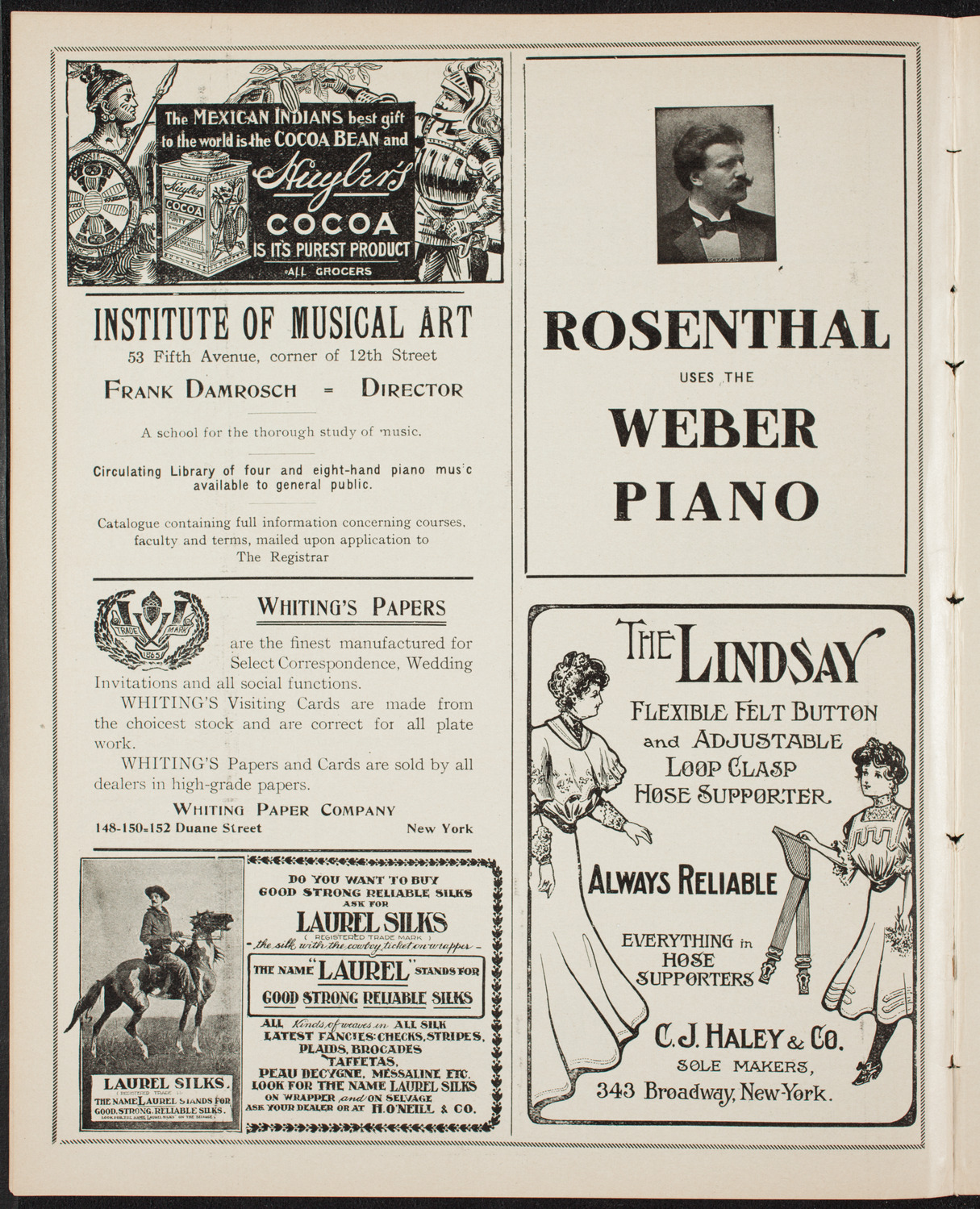 Ernestine Schumann-Heink, Mezzo-Soprano, December 9, 1906, program page 6