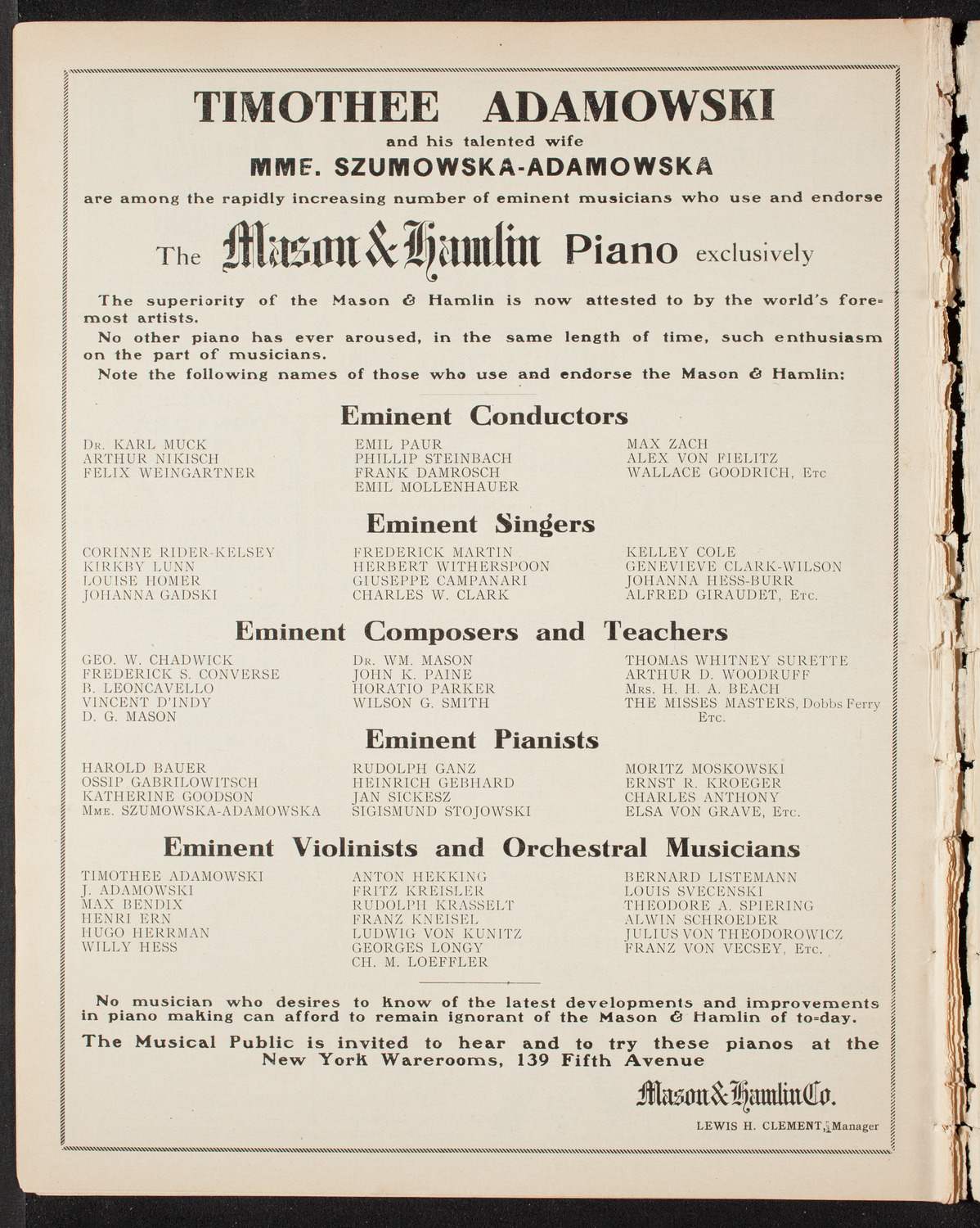 Graduation: New York College of Dentistry, June 1, 1908, program page 10