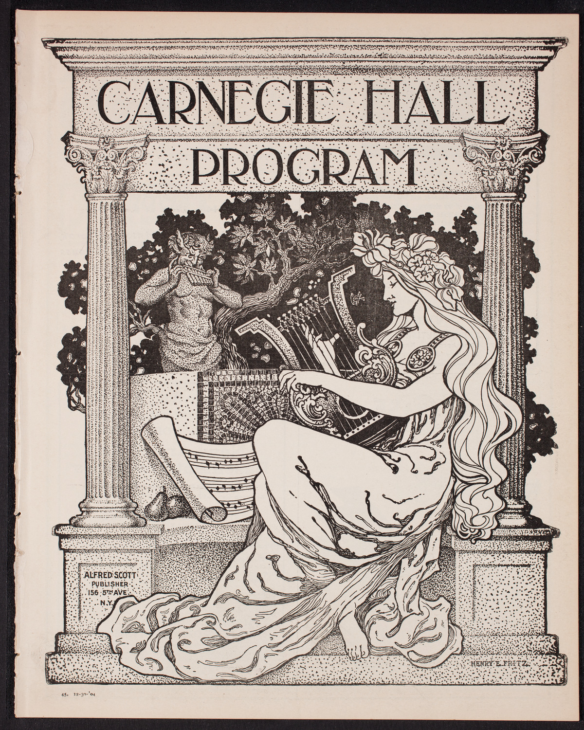 Oratorio Society of New York, December 30, 1904, program page 1