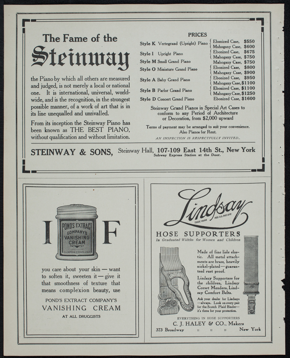 New York Banks' Glee Club, March 29, 1913, program page 4