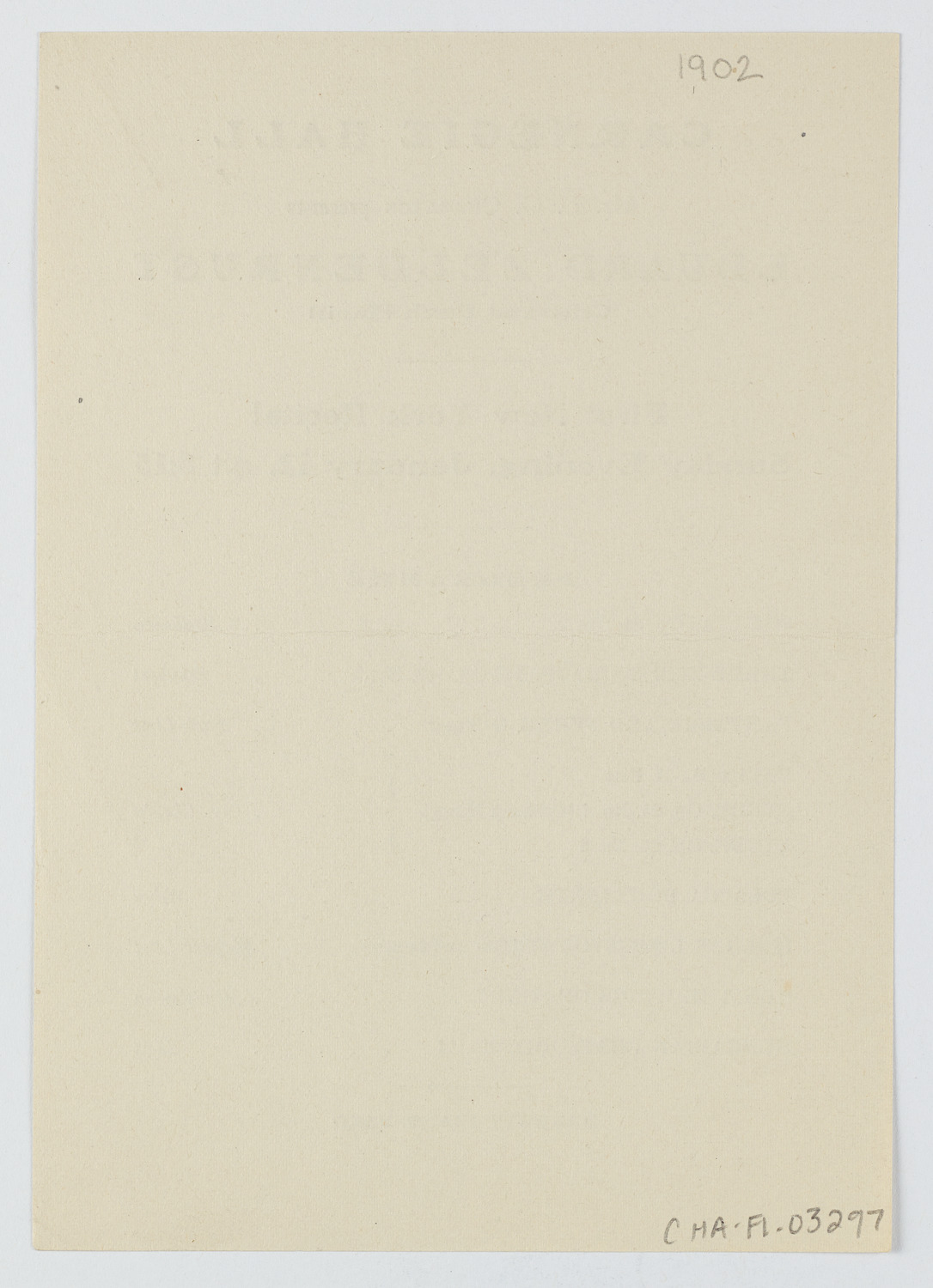 Eduard Zeldenrust, January 12, 1902