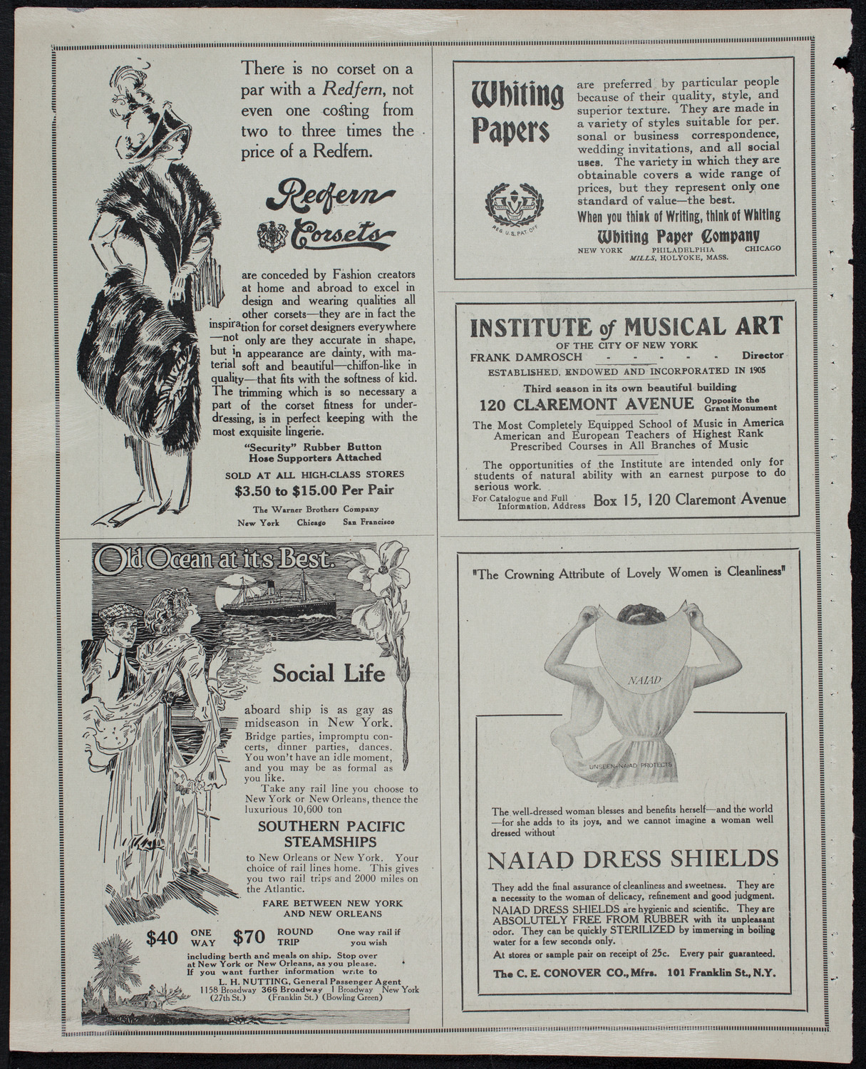 Marcella Sembrich, Soprano, January 2, 1913, program page 2