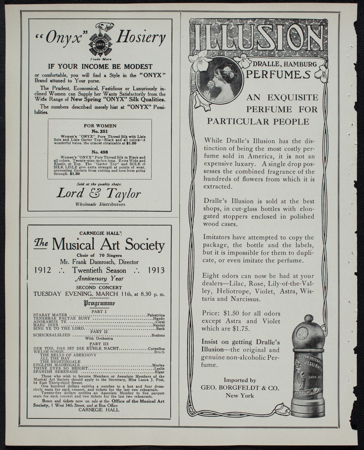 Maximillian Pilzer, Violin, February 25, 1913, program page 8