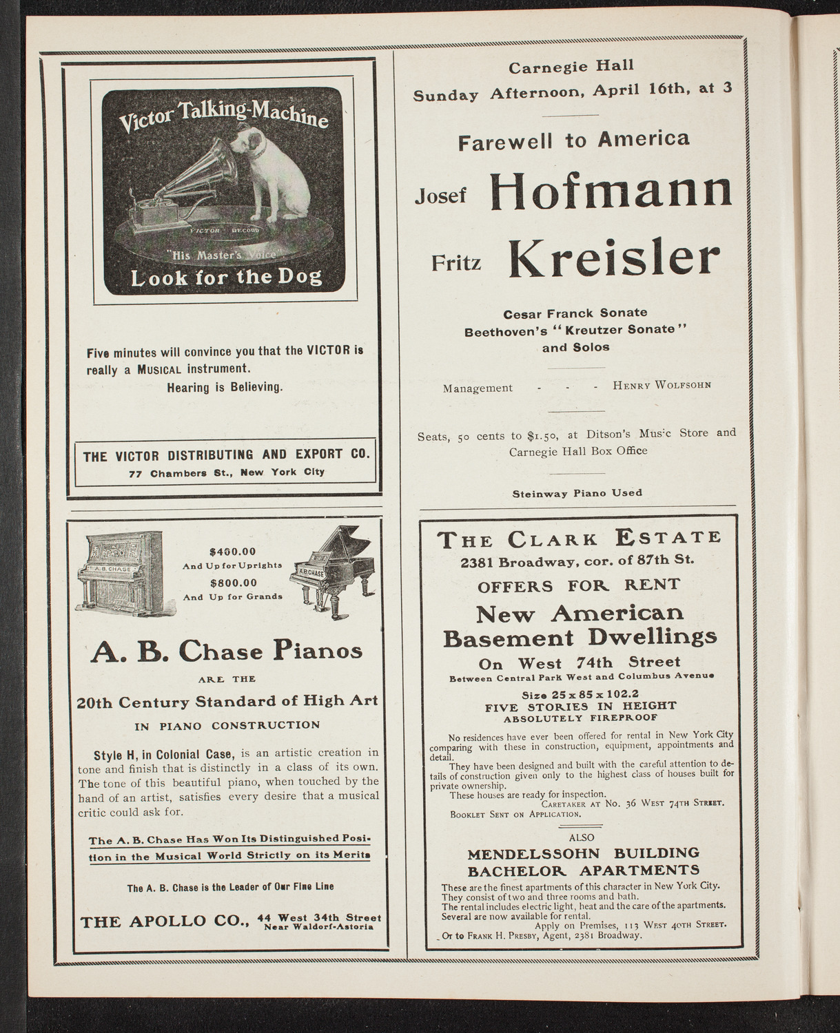 Burton Holmes Travelogue: The Russian Empire, April 9, 1905, program page 2