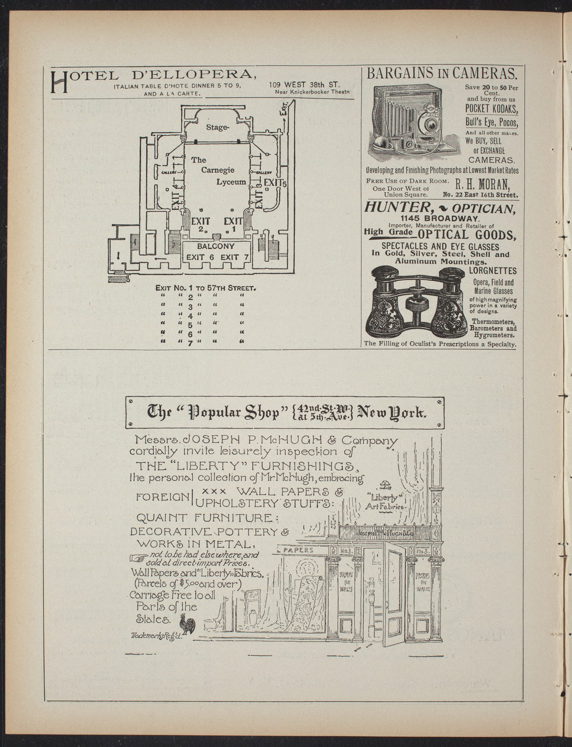 Saturday Morning Conferences on Comparative Literature, March 13, 1897, program page 6