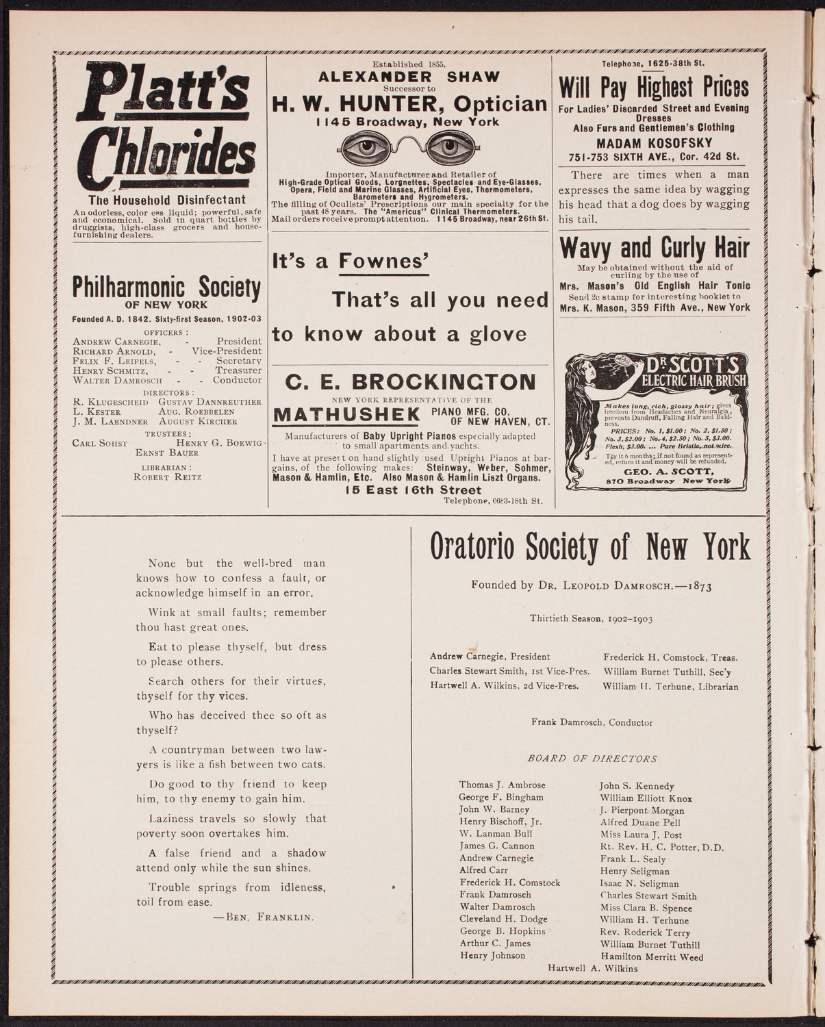 Symphony Concert for Young People, December 20, 1902, program page 2