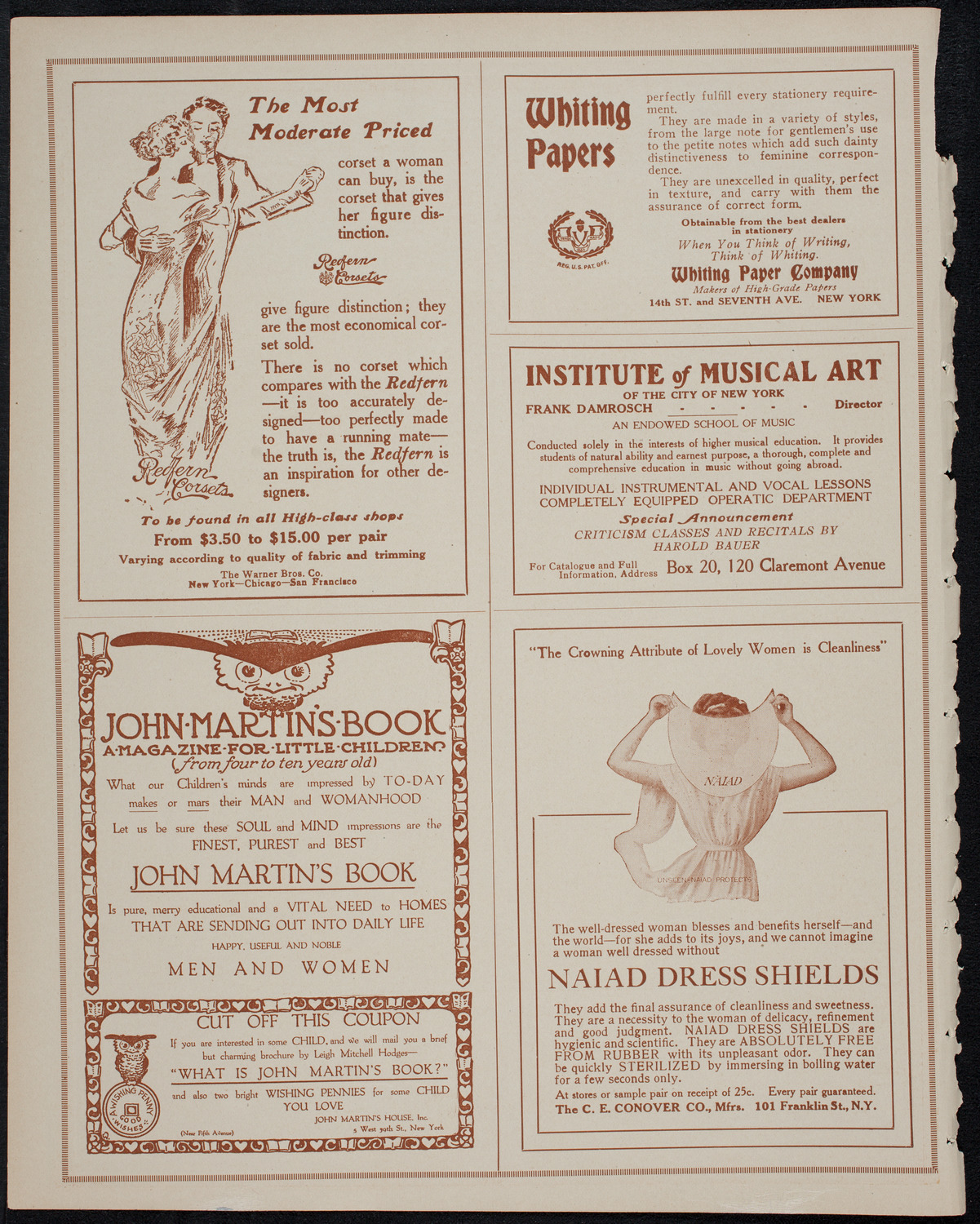 Nellie Melba, Soprano, with the New York Symphony Orchestra, October 21, 1913, program page 2