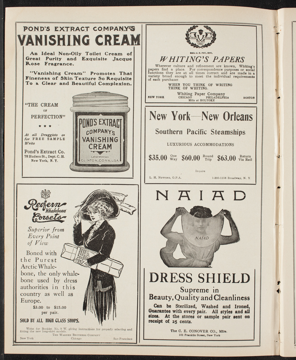 Graduation: Packard Commercial School, May 23, 1910, program page 2