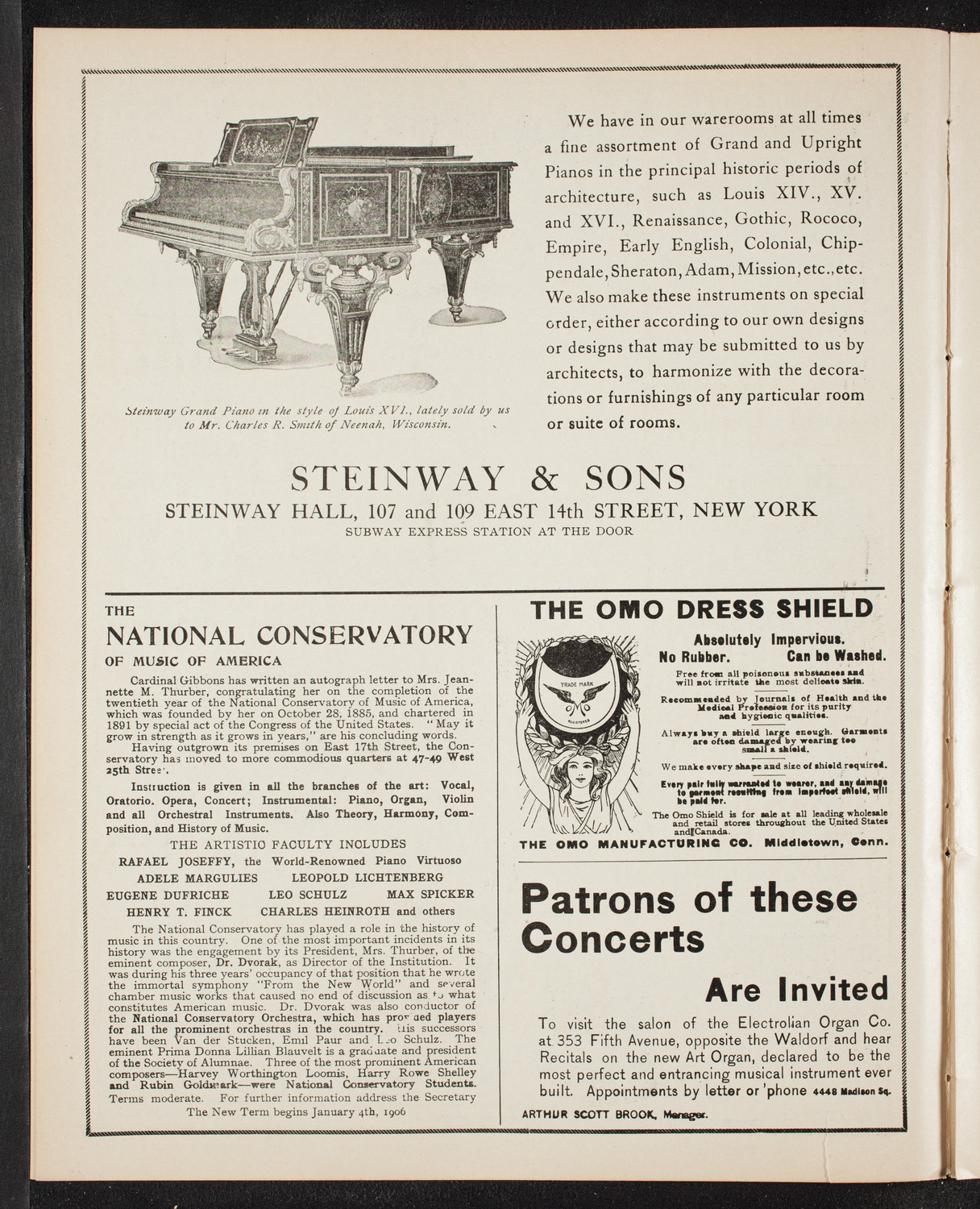 Volpe Symphony Society of New York, January 4, 1906, program page 4