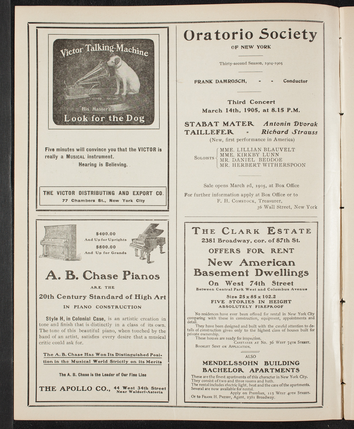 100th Anniversary of the Inauguration of the Movement for Free Schools, February 20, 1905, program page 2