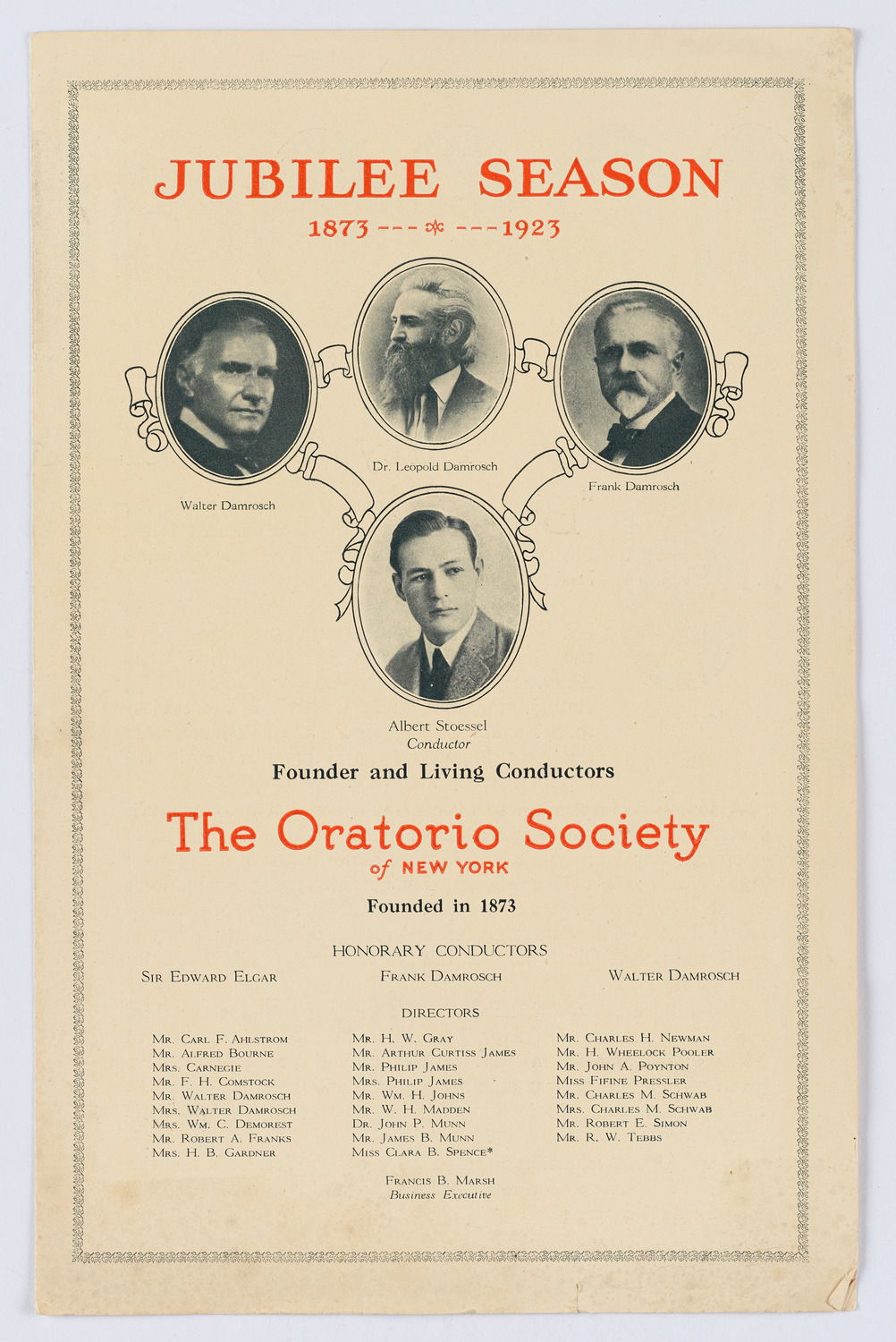 Oratorio Society of New York, 1923-1924