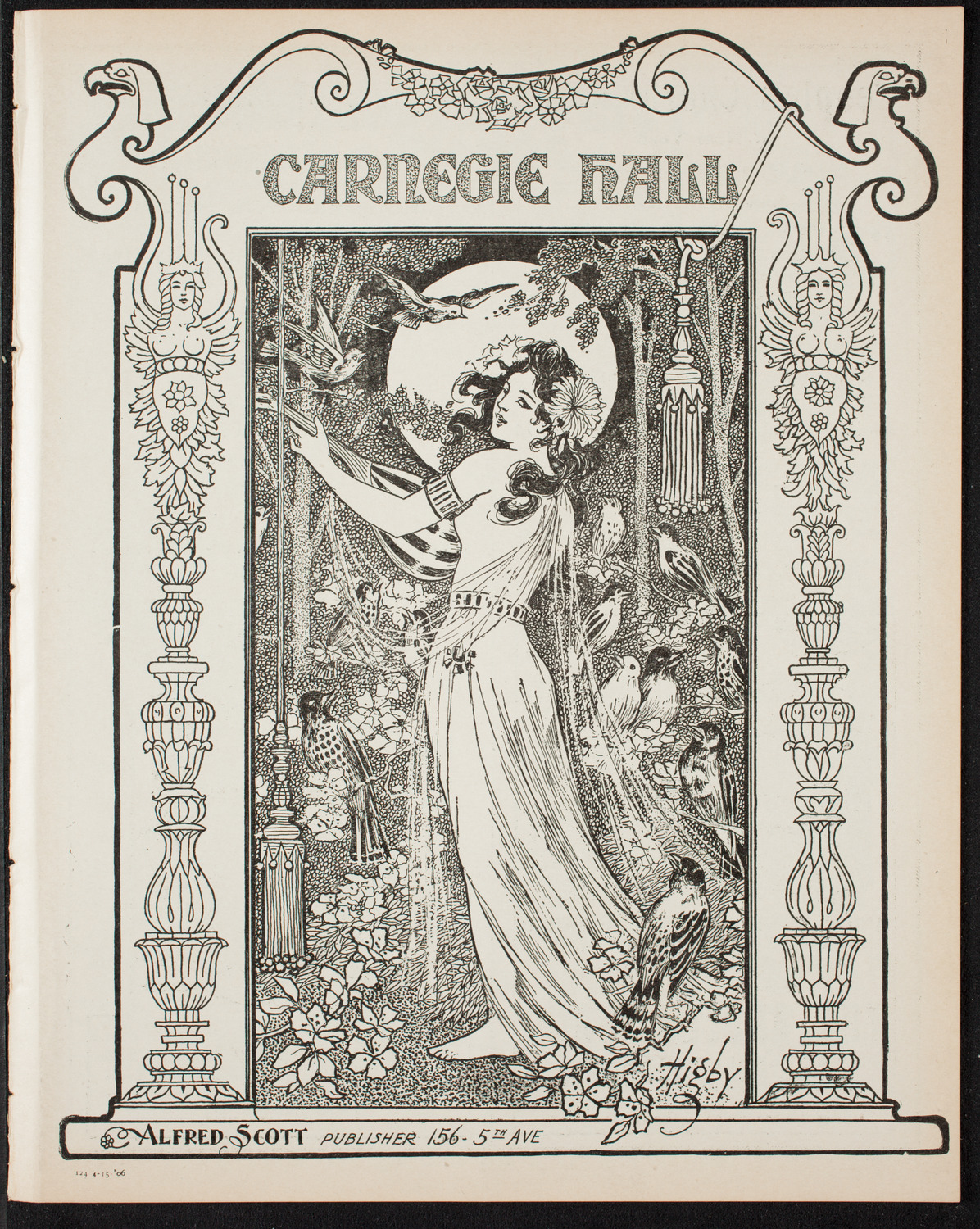 Gaelic Society: Feis Ceoil Agus Seanachas, April 15, 1906, program page 1