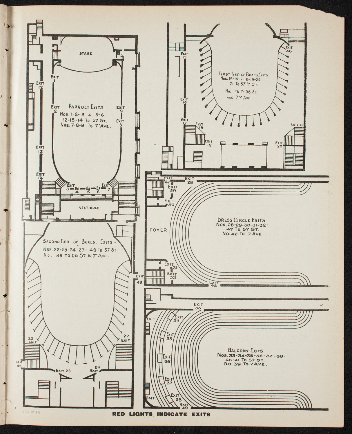 Burton Holmes Travelogue: Paris, January 26, 1908, program page 11