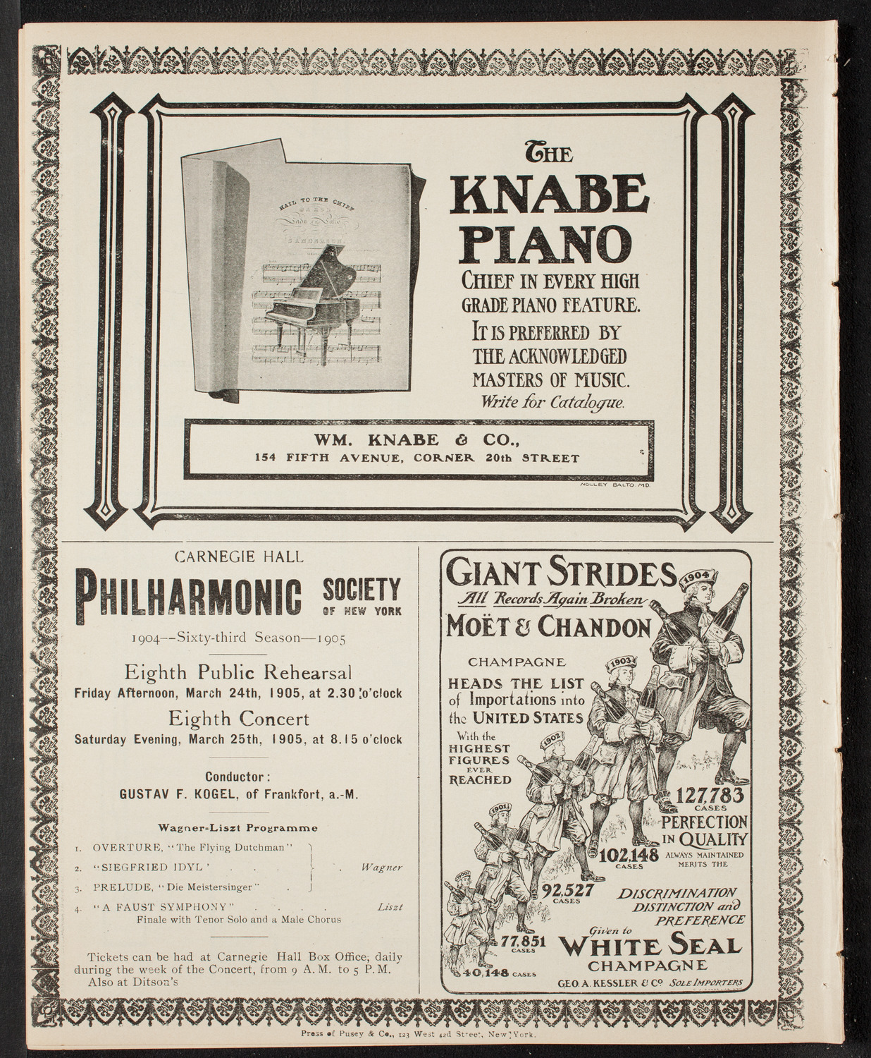 Burton Holmes Travelogue: In London, March 19, 1905, program page 12