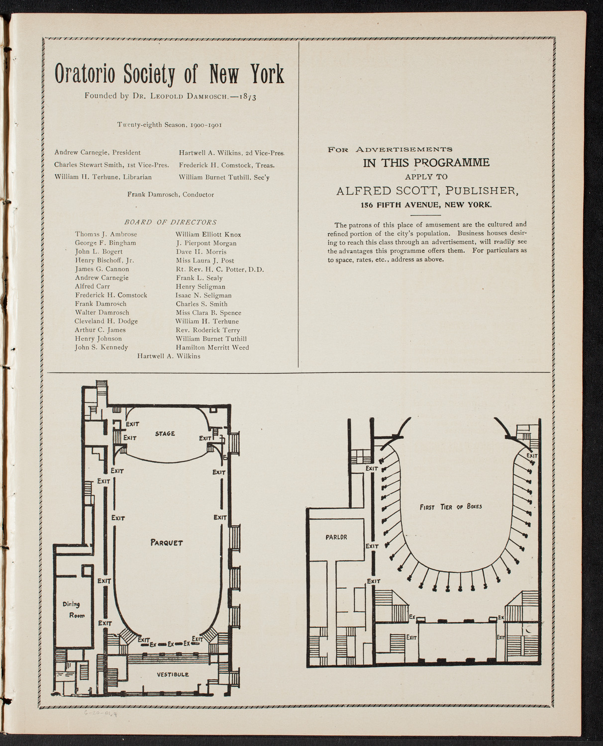 Graduation: Manhattan College, June 20, 1901, program page 7