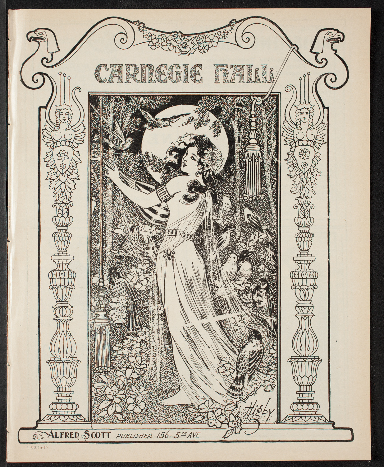 Symphony Concert for Young People, March 19, 1910, program page 1
