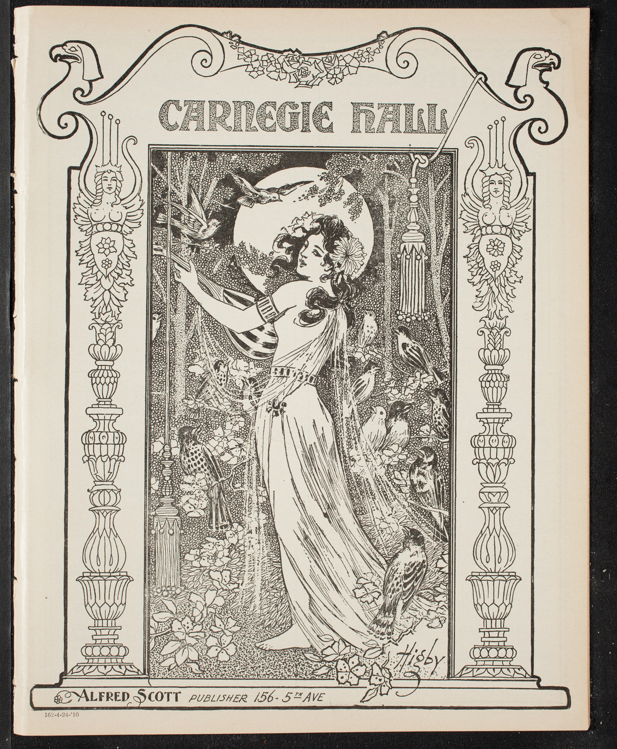 Gaelic Society: Feis Ceoil Agus Seanachas, April 24, 1910, program page 1