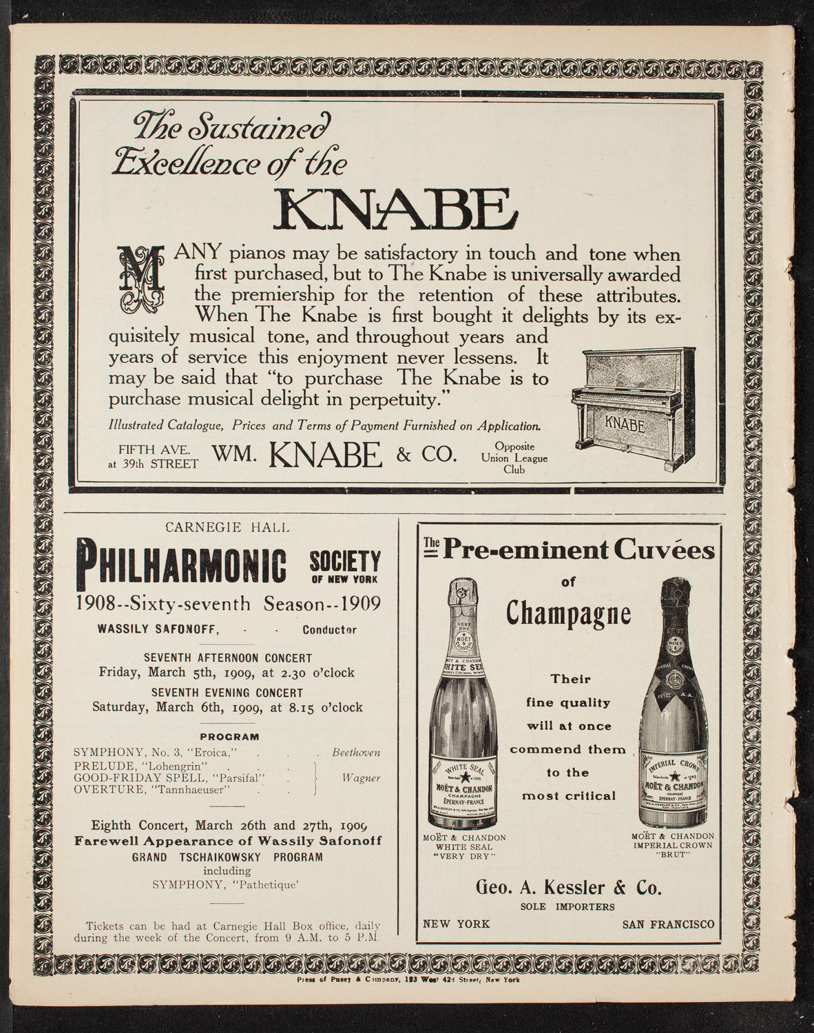 Symphony Concert for Young People, February 27, 1909, program page 12