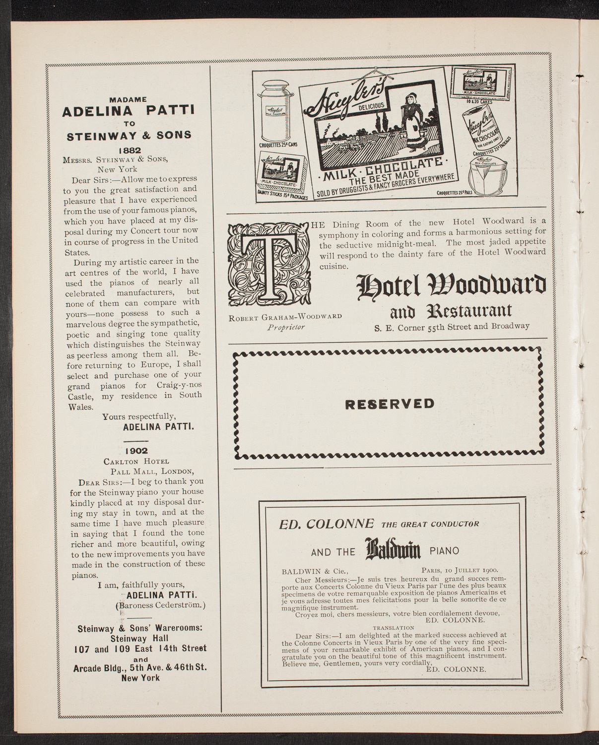 Oratorio Society of New York, November 17, 1903, program page 4