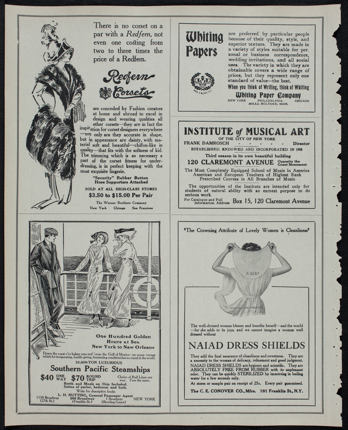 Burton Holmes Travelogue: Panama, January 20, 1913, program page 2