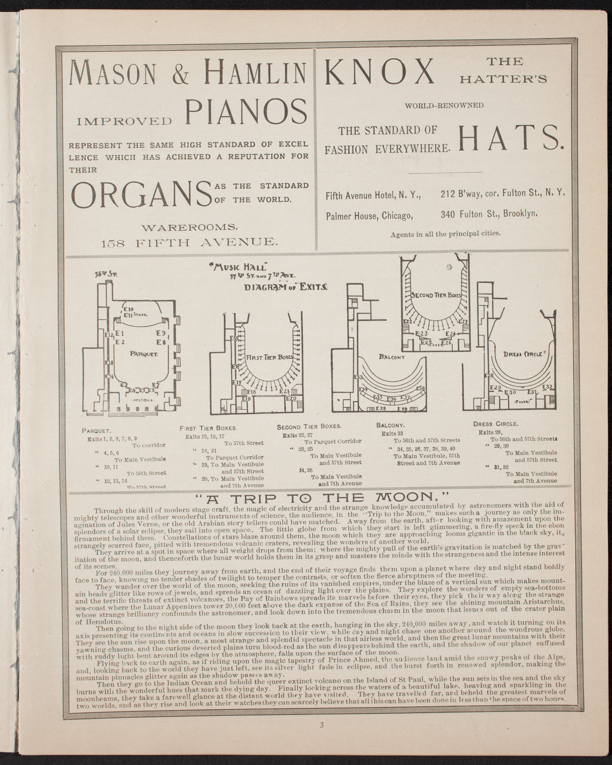 New York Banks' Glee Club, April 24, 1893, program page 3