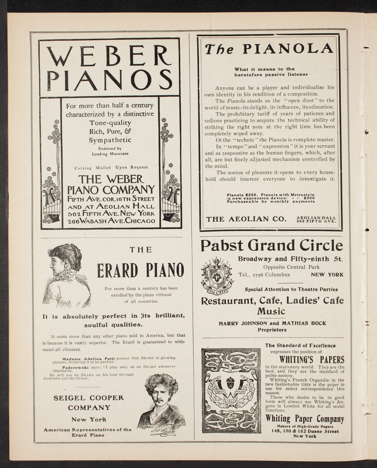 New York Philharmonic, December 5, 1903, program page 6