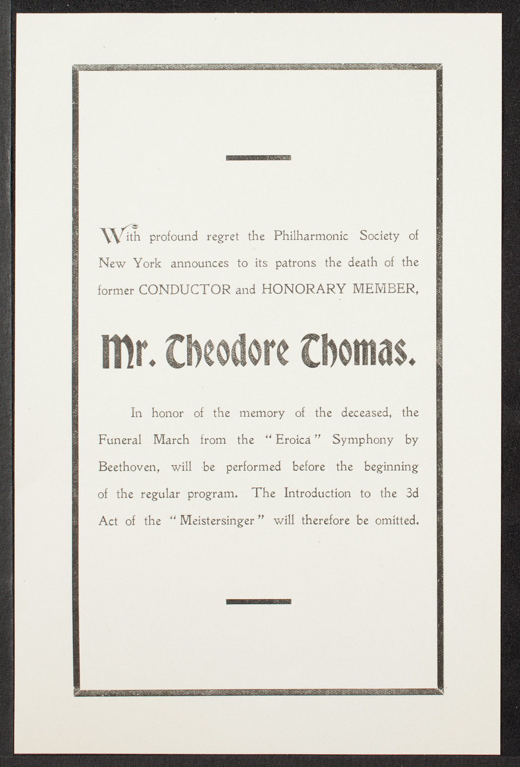 W.E.B. DuBois/ Booker T. Washington Conference of African-American Leaders, January 6, 1904, program page 1