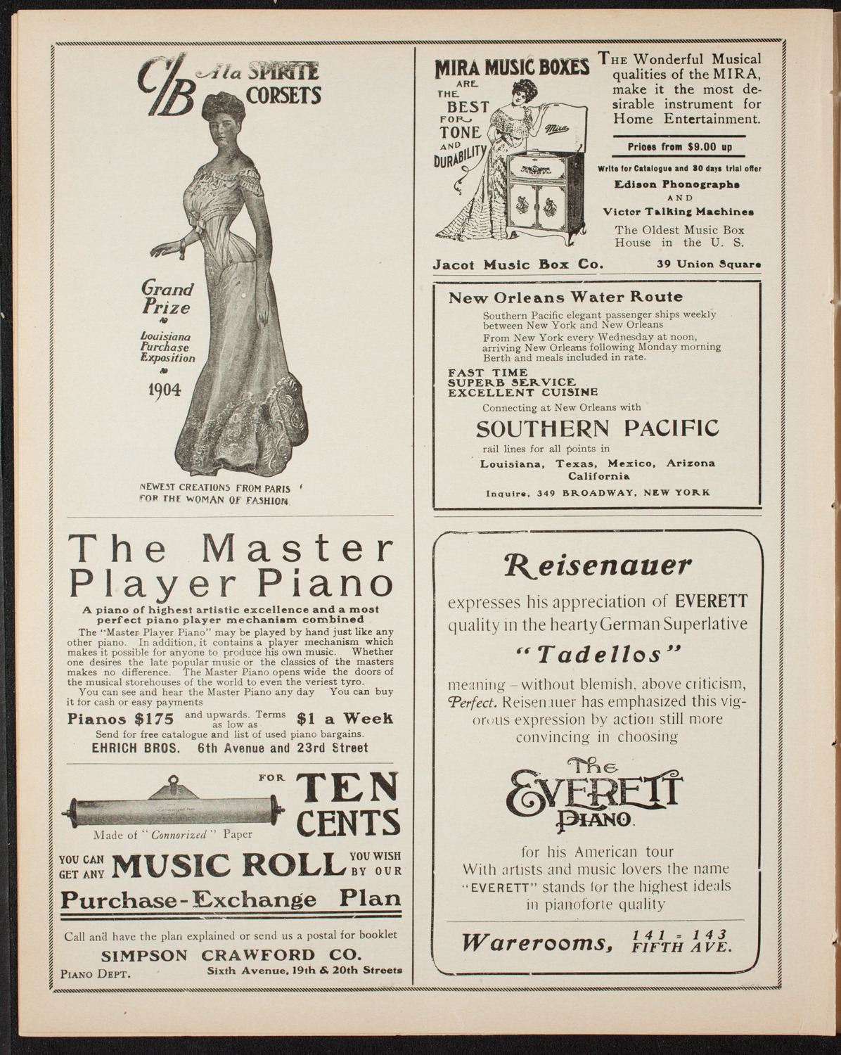 Russian Symphony Society of New York, April 7, 1906, program page 8