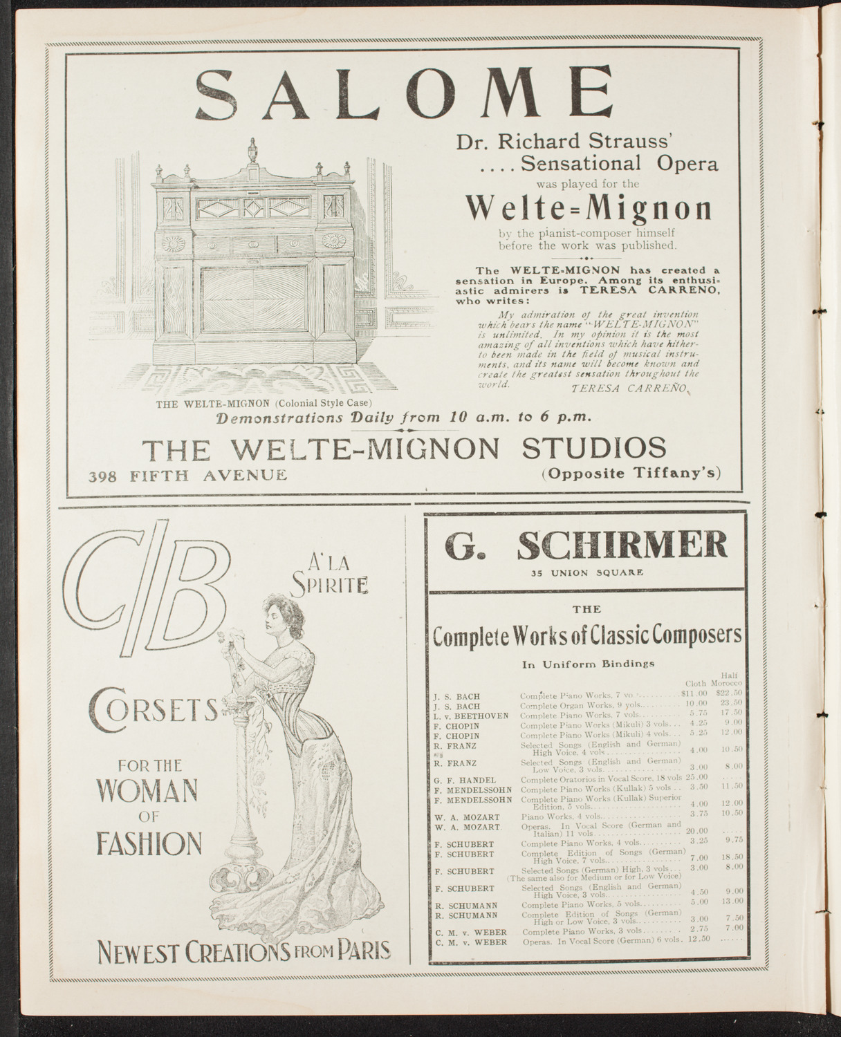 Cathedral School Silver Jubilee Celebration, April 28, 1907, program page 8