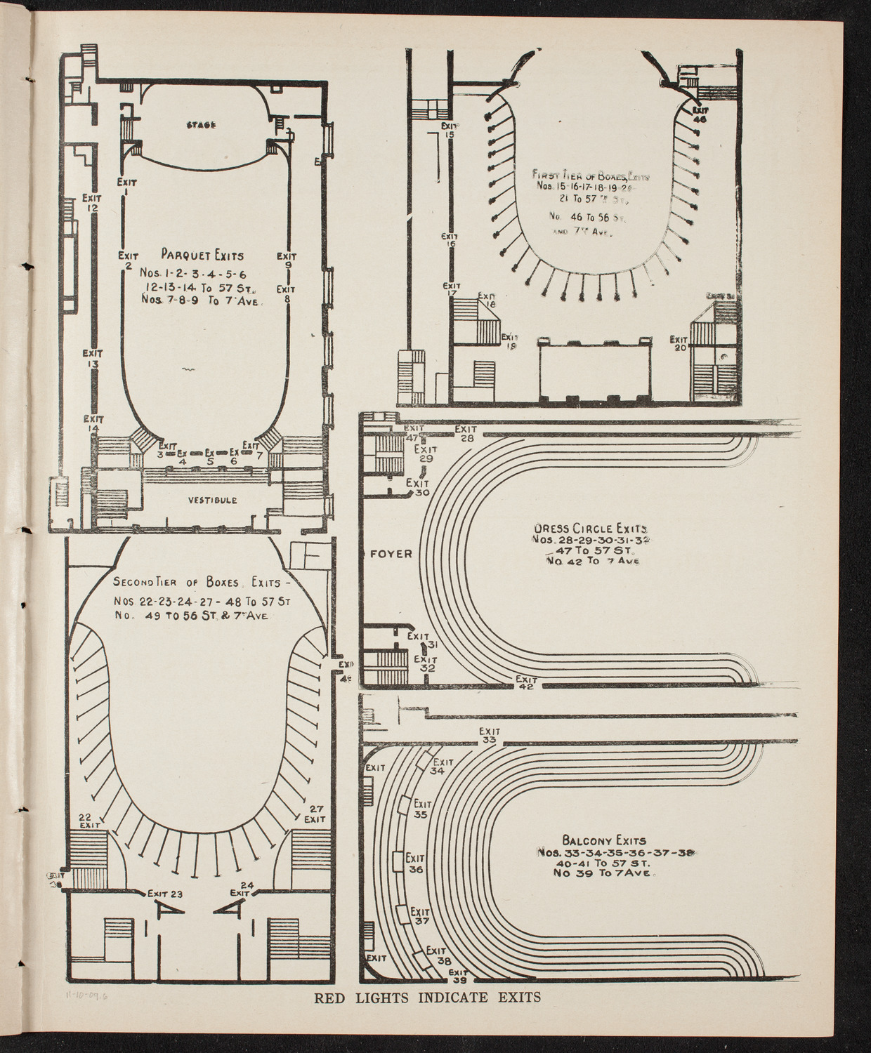 New York Philharmonic, November 10, 1909, program page 11