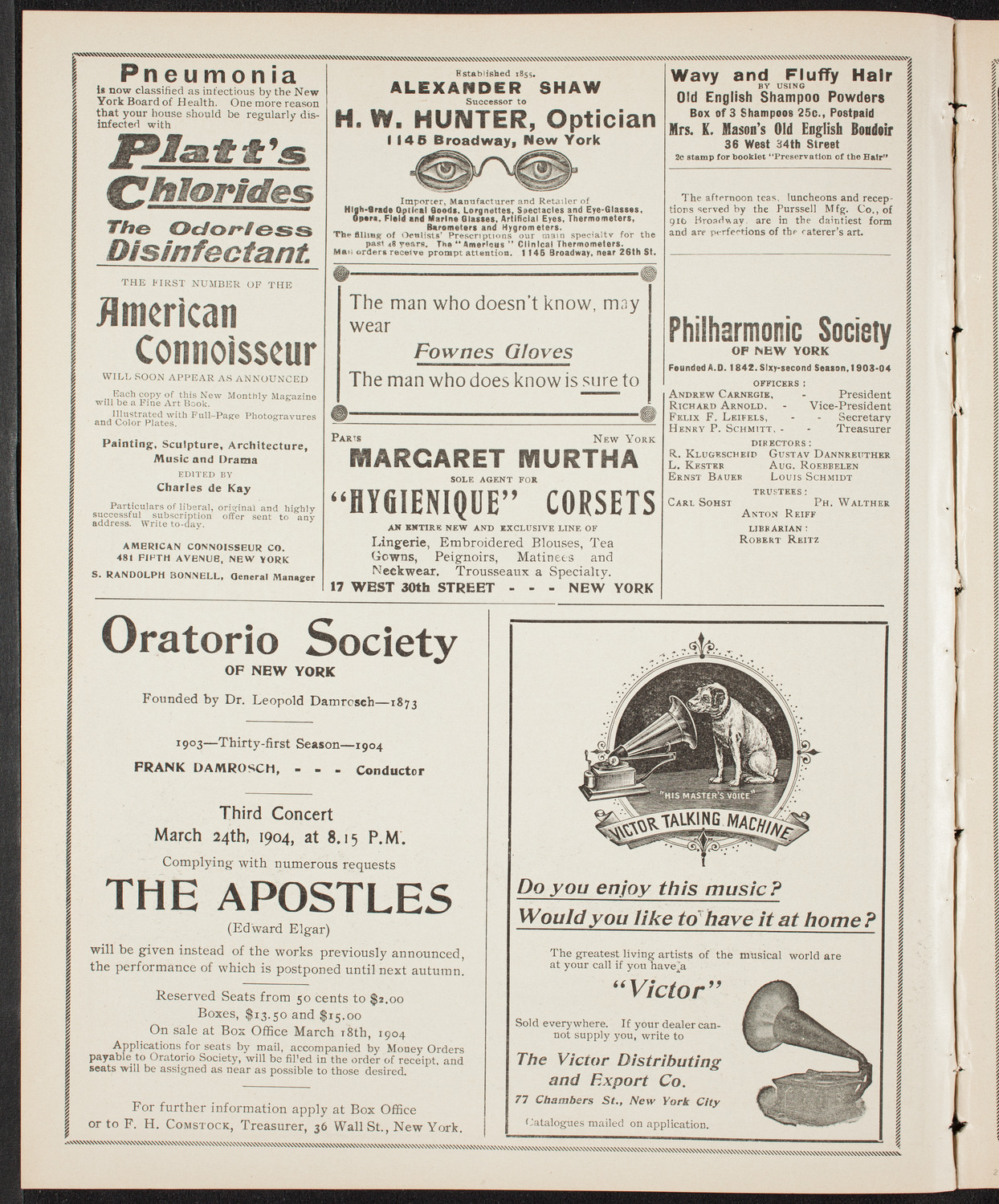 Ferruccio Busoni, Piano, February 25, 1904, program page 2