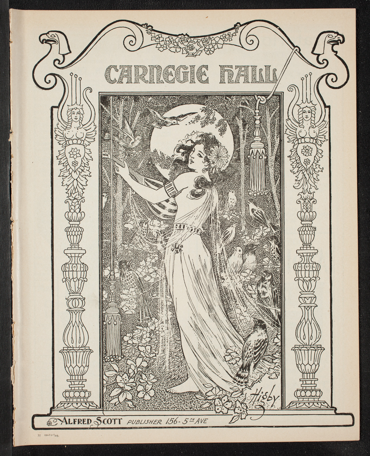Philadelphia Orchestra, December 11, 1905, program page 1