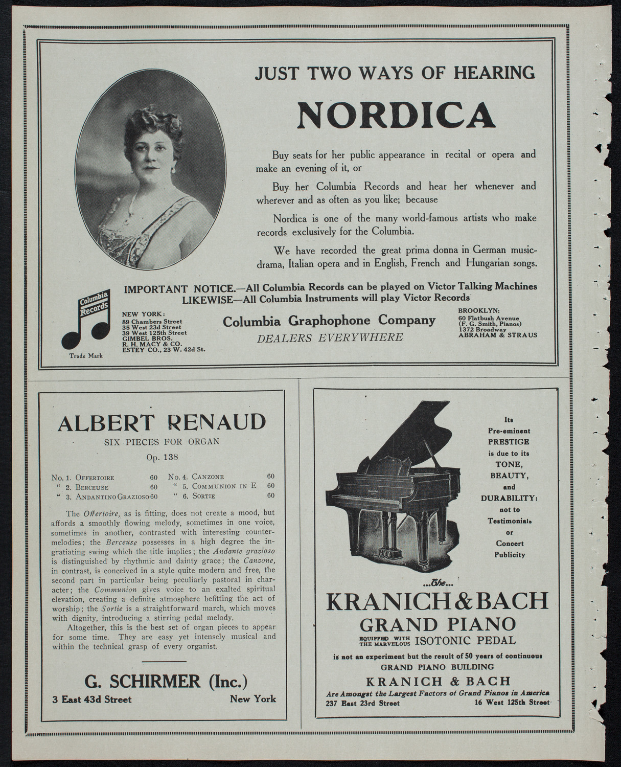 Russian Symphony Society of New York, April 26, 1913, program page 6