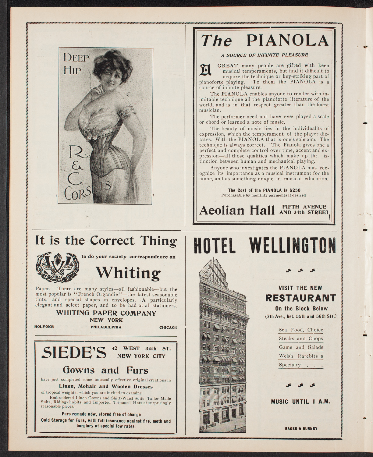 New York Banks Glee Club, April 14, 1903, program page 6