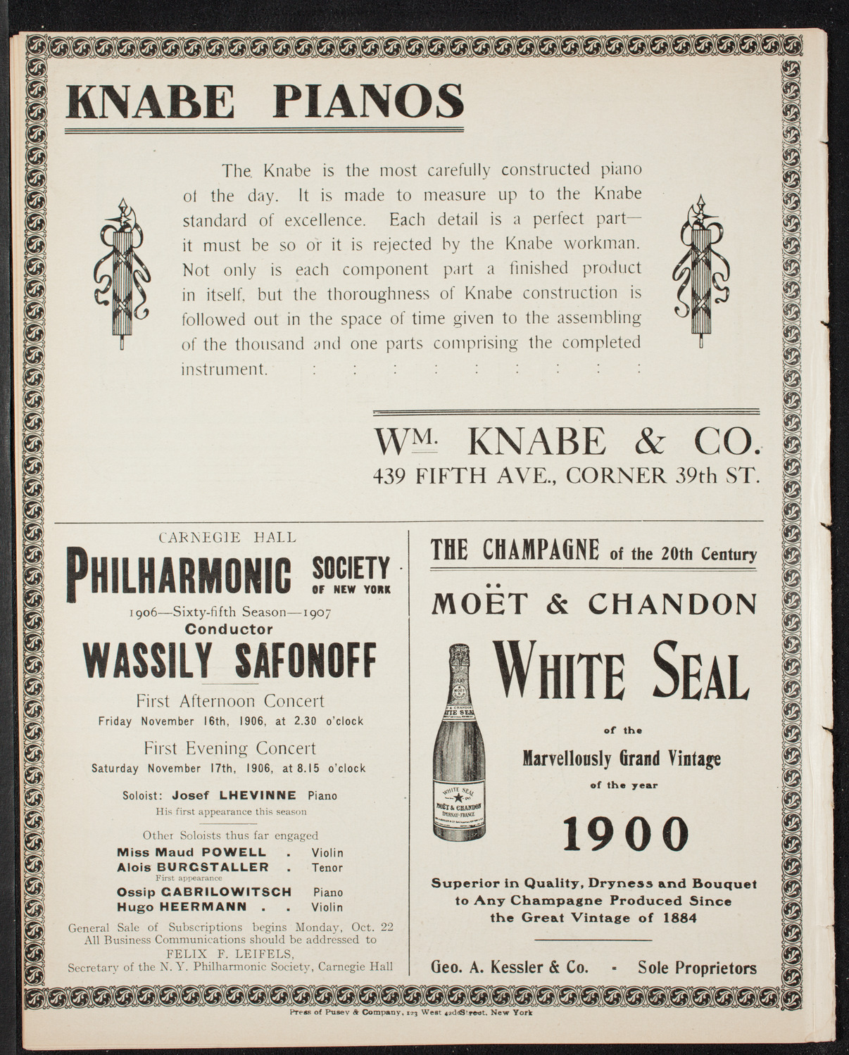 Elmendorf Lecture: Quaint Holland, November 11, 1906, program page 12