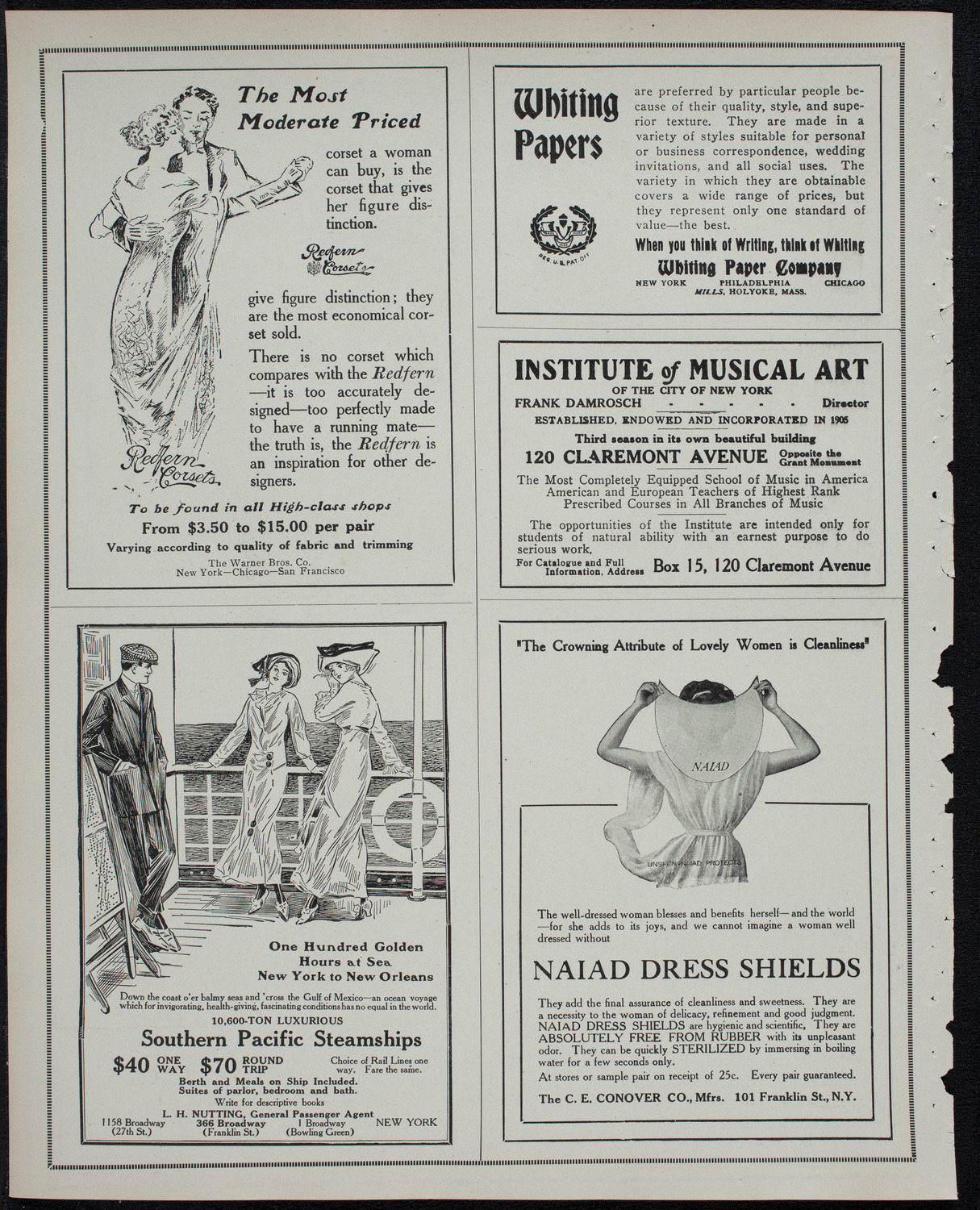 Ernest Schelling, Piano, February 15, 1913, program page 2