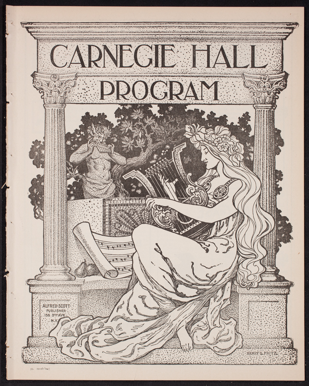 Meeting: Gaelic League of the State of New York, December 18, 1904, program page 1