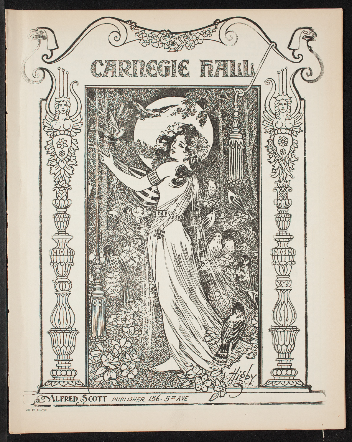 The Civic Forum, December 16, 1908, program page 1