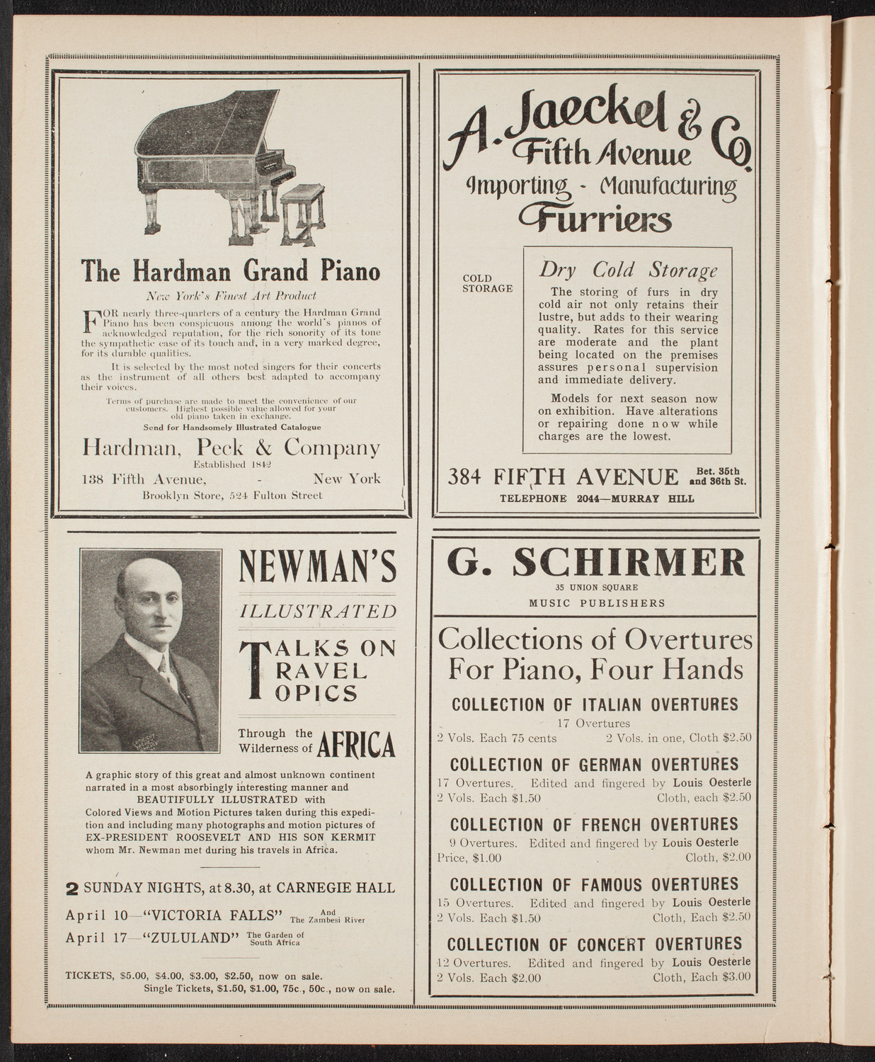 New York Banks' Glee Club, April 7, 1910, program page 8