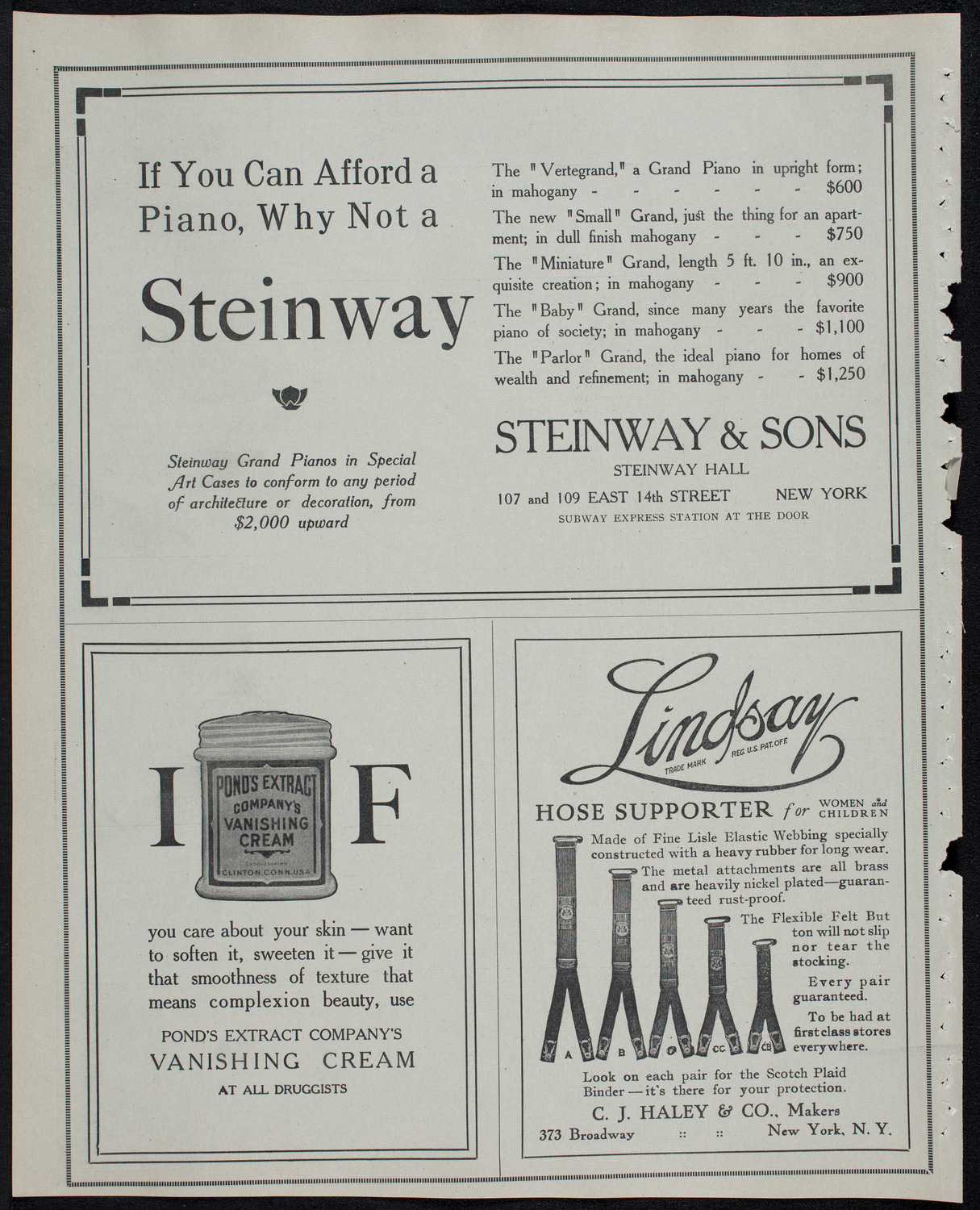 Symphony Concert for Young People: Junior and Senior Orchestras of the Music School Settlement, January 4, 1913, program page 4